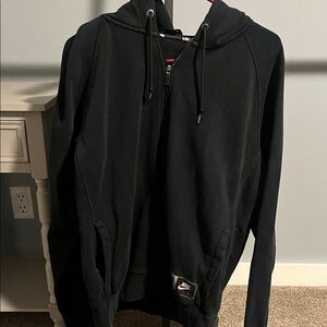 Nike Air Jordan Black Full-Zip Hoodie